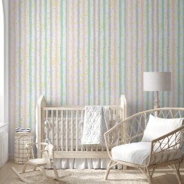 Papel Pintado Guardería Pastel Stripes y Lunares