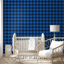 Papel Pintado Guarderías de niños negros y azules con sabor dive