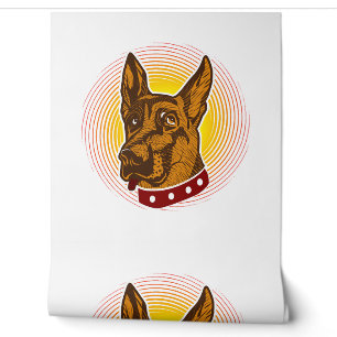 Papel Pintado Guardián Perro Belga Malinois Shepherd