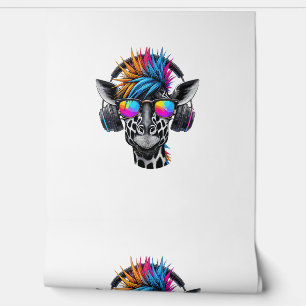 Papel Pintado Guay Giraffe Gafas de sol Auriculares Girafes