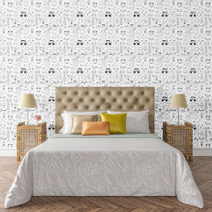 Papel Pintado Guay y Cute Doodles