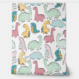 Papel Pintado Habitación Cute Dino Kids