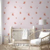 Habitación infantil del osito de peluche vintage r