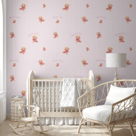 Papel Pintado Habitación infantil del osito de peluche vintage r