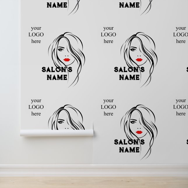 Papel Pintado Hairstylist Business and Beauty Salon (Solicitud)