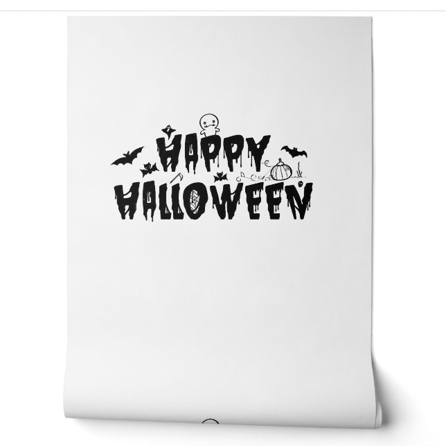 Papel Pintado Halloween Feliz (Desenrollar)