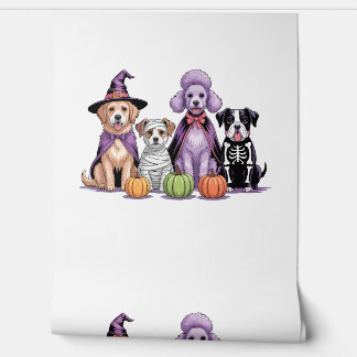 Papel Pintado Halloween Squad Dog