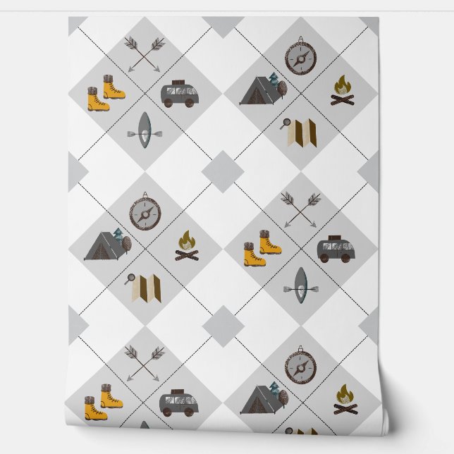 Papel Pintado Happy Camper Wallpaper (Desenrollar)