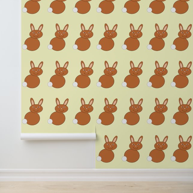 Papel Pintado Happy Easter Bunny Pattern (Solicitud)