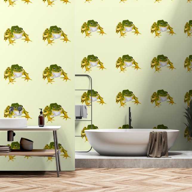 Papel Pintado Happy Frog Funny (Baño)