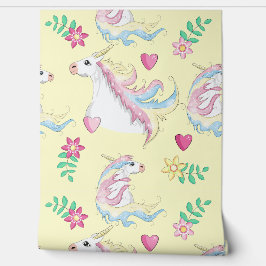 Papel Pintado Happy Spring Unicorn
