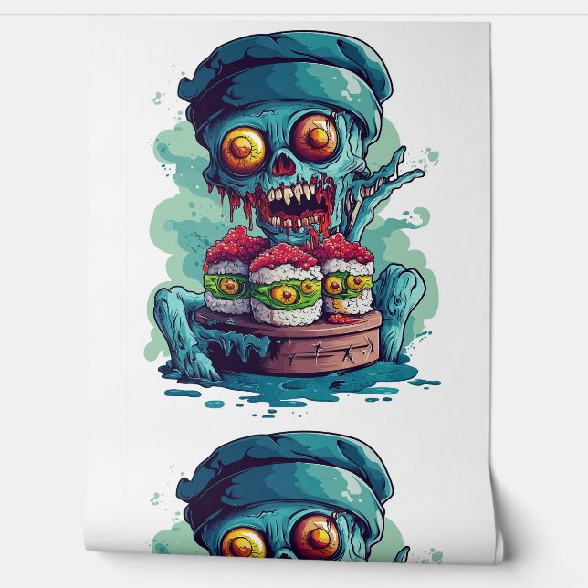Papel Pintado Haunted Sushi Chef (Desenrollar)