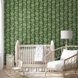 Papel Pintado Hedera Ivy Vines - botanical green L_D pattern.