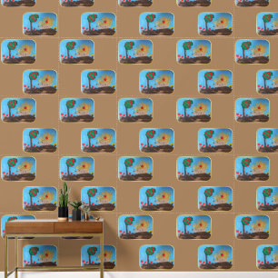 Papel Pintado Hedgehog Art by Kids