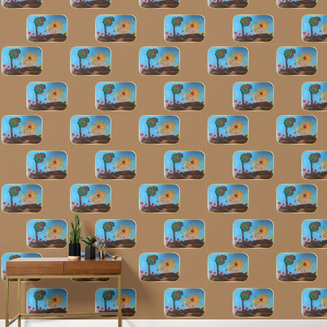 Papel Pintado Hedgehog Art by Kids (Pasillo)