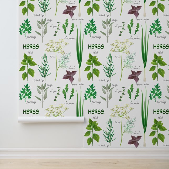 Papel Pintado Herbs Herbal Design (Solicitud)