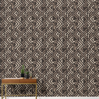 Papel Pintado Heritage Luxe (Índigo + Tierra) de Lujo