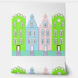 Papel Pintado Hermosa ciudad estética europea Personalizado