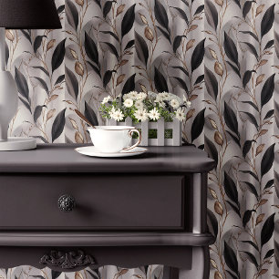 Papel Pintado Hermosa hoja botánica