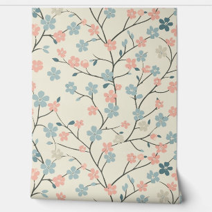 Papel Pintado Hermosa naturaleza de las flores de primavera colo