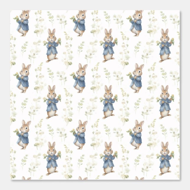 Papel Pintado Hermoso Conejo Peter (Anverso)