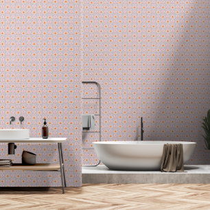 Papel Pintado Hermoso patrón de flor de primavera rosa Rubor