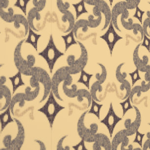 Papel Pintado Hermoso patrón étnico de Damasco puntillismo