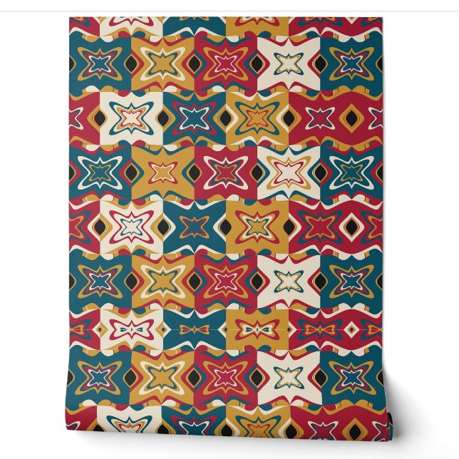 Papel Pintado Hermoso patrón matemático  (Desenrollar)
