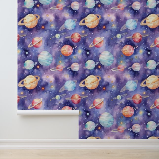 Papel Pintado Hermoso Sistema Solar (Solicitud)