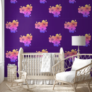 Papel Pintado Hibisco - Flores de decoración 3a