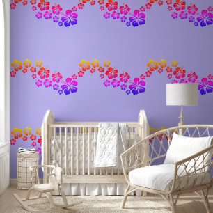 Papel Pintado Hibiscus - Flores de decoración 1a