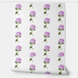 Papel Pintado Hidrangea púrpura grano premilenio