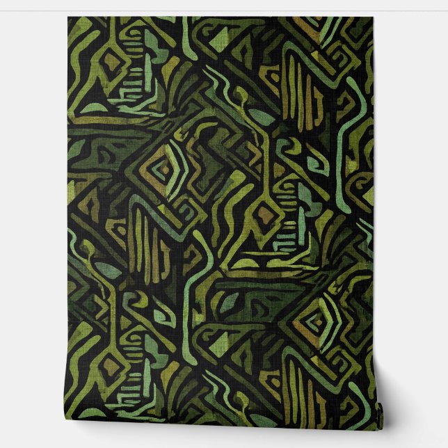 Papel Pintado High End Textured African Regal Design (Desenrollar)