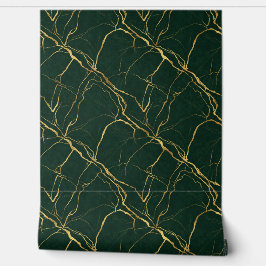 Papel Pintado High End Textured Gold Accent Marble 