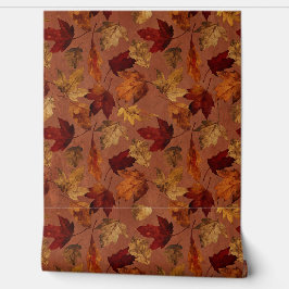 Papel Pintado High End Textured Maple Leaf Design