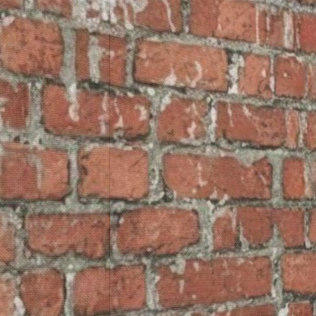 Papel Pintado High End Textured Red Brick Distressed Design (Costura)