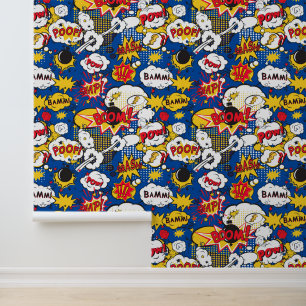Papel Pintado Historieta pop de los chicos de Guay con azulejos