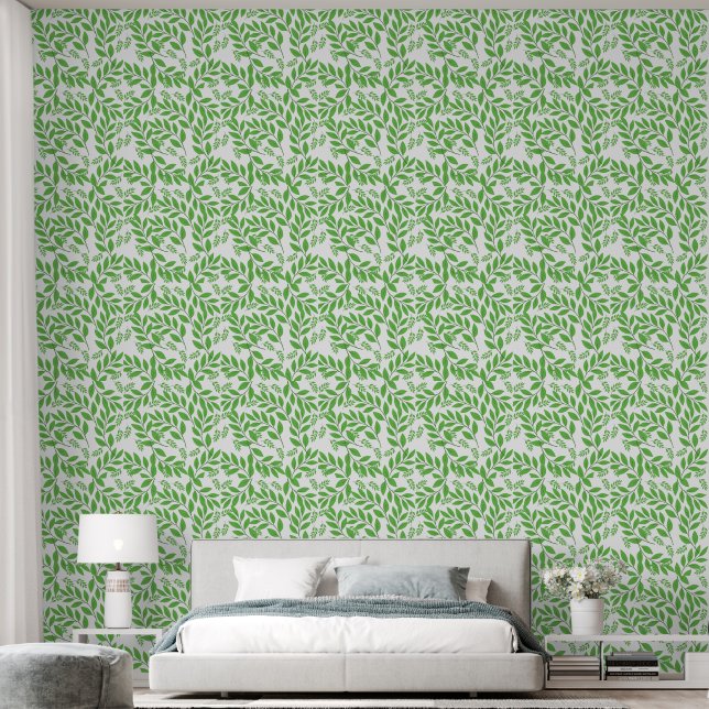 Papel Pintado hojas (Dormitorio)