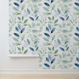 Papel Pintado Hojas acuáticas de oasis tranquilas