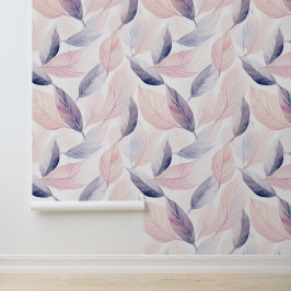 Papel Pintado Hojas acuáticas de serenidad suave