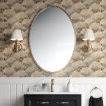 Papel Pintado Hojas de Ginkgo y Deco de Oro Art<br><div class="desc">Admire la elegancia con este fondo de pantalla de ginkgo de inspiración Art Déco. Las delicadas hojas en forma de abanico, en tonos blancos y dorados, dan a un suave fondo azul, creando un ambiente tranquilo y sofisticado. Este papel pintado de pelos y palos es fácil de aplicar y eliminar,...</div>