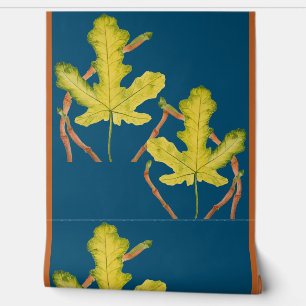 Papel Pintado Hojas de higuera en un