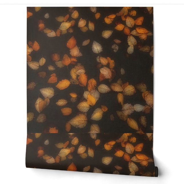 Papel Pintado hojas de otoño (Desenrollar)