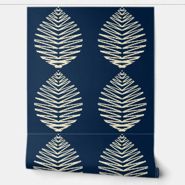 Papel Pintado Hojas Geométricas