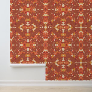 Papel Pintado Hojas Rusticomodernas con cordones 4