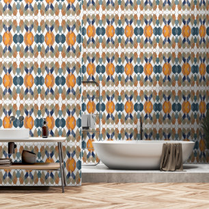 Papel Pintado Hojas Rusticomodernas con cordones 7