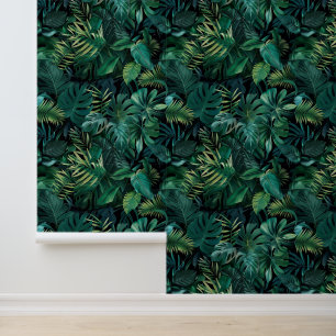 Papel Pintado Hojas tropicales de selva tropical