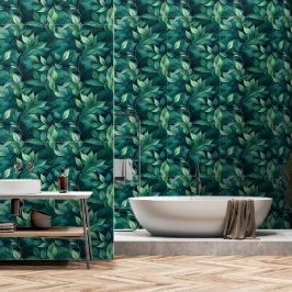 Papel Pintado Hojas verdes de eucalipto