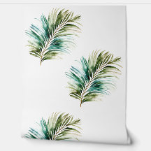 Hojas verdes tropicales