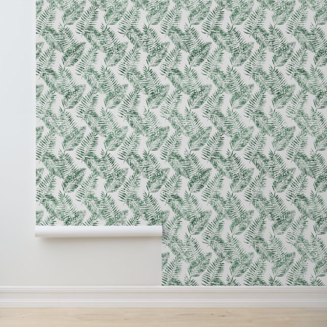 Papel Pintado Hojas verdes tropicales (Solicitud)